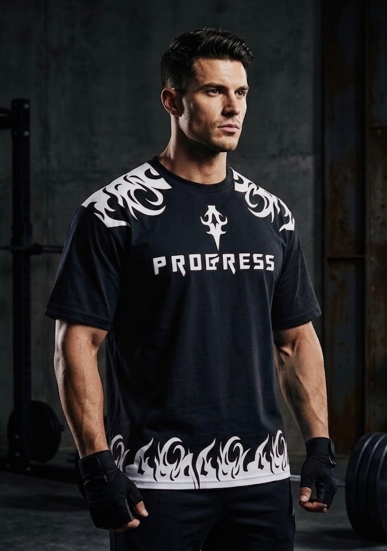 Gym Edition – Oversized Printed T-Shirt