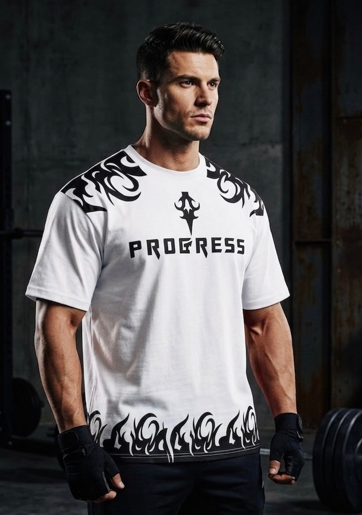 Gym Edition – Oversized Printed T-Shirt